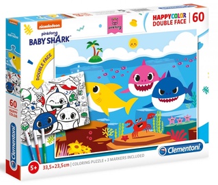 Puzle Clementoni Happy Color Double Face, 60 gab.