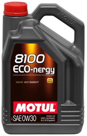 Motoreļļa Motul 8100 Eco-Nergy 0W - 30, sintētiskais, vieglajam auto, 5 l