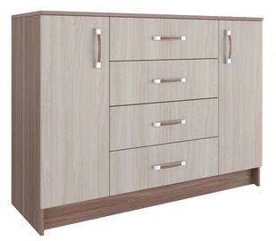 DSV Ronda KMR1200.1 Chest Of Drawers Light/Dark Ash Shimo