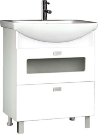 Шкаф для ванной MN Duet 70 660x800x336mm White