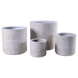 Puķu pods LT13963-4S, smilškrāsas, Ø 495 mm