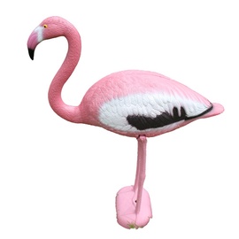 Dekorācija "Flamingo" W004, 59 cm x 21 cm x 75 cm, rozā