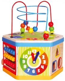 Bino Wooden Activity Cube 7in1