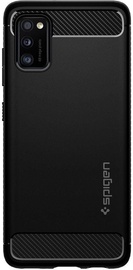Spigen Rugged Armor Back Case For Samsung Galaxy A41 Black