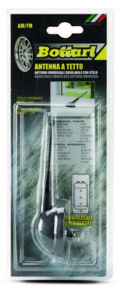 Antena Bottari Tetto 7, melna