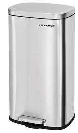 Songmics Garbage Can Silver 85.5x35cm