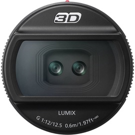 Panasonic Lumix G 12.5mm F12 3D Lens Black
