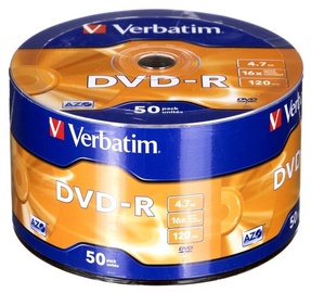 Накопитель данных Verbatim DVD-R 4.7GB 16x 50pcs