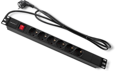 Pikendusjuhe Qoltec, 6 kohad, 2 m