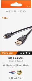 Juhe Vivanco USB MicroUSB Cable 45217