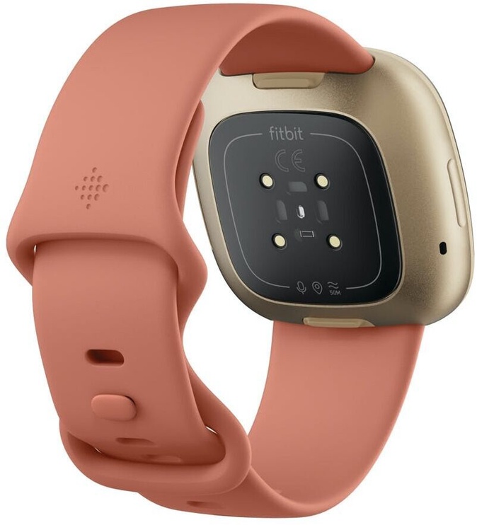 Умные часы Fitbit Versa 3, золотой/розовый