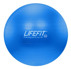 Vingrošanas bumbas Lifefit Gymnastic Ball Anti-Burst 55cm Blue