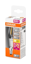 Светодиодная лампочка Osram LED, белый, E14, 4.5 Вт, 470 лм