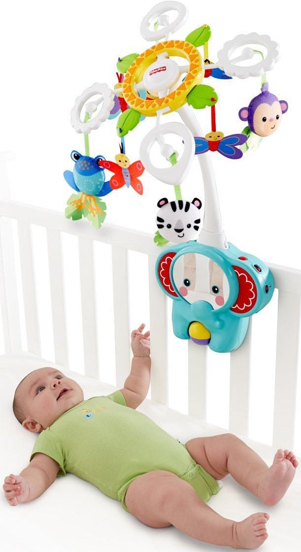 Fisher price crib to floor mobile hotsell