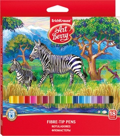 ErichKrause Art Berry Easy Washable Fibre-Tip Pens 18pcs