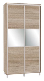 Skapis Bodzio SZP120W Latte, 120x60x240 cm, with mirror