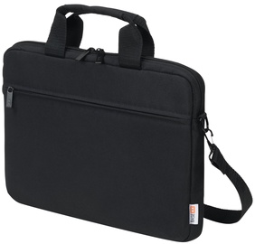 Nešiojamų kompiuterių krepšys Dicota Base XX Slim 14" - 15.6", juoda, 15.6"