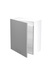 Viršutinė virtuvinė spintelė Halmar Vento GC-60/72 Light Grey