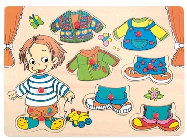 Пазл Woody Sebastian Dress Up Peg 90320, 8 шт.