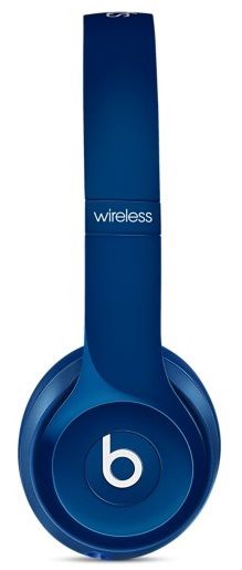 Bezvadu uzliekamās austiņas ar galvas stīpu, bezvadu Beats Solo2 Wireless, zila