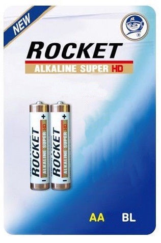 Baterijas Rocket, AA, 2 gab.
