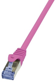 LogiLink CAT 6a S/FTP Cable Pink 1.5m