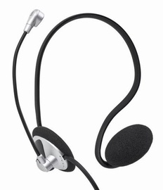 Ausinės Gembird MHS-108 Black/Silver