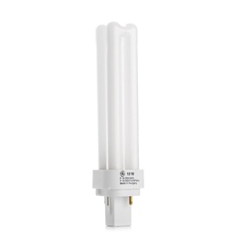 Лампочка GE Компактная люминесцентная, нейтральный белый, G24d-2, 18 Вт, 1200 лм
