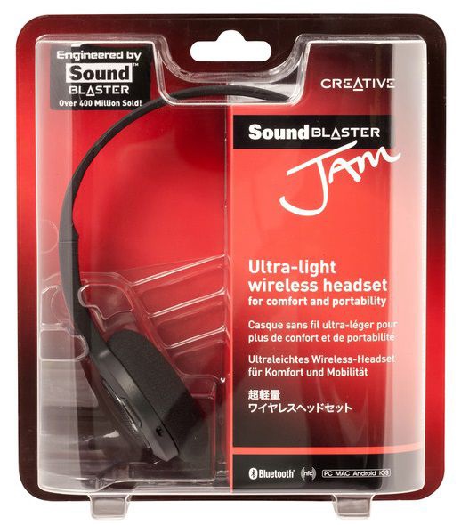 Беспроводные наушники Creative GH0300 Sound Blaster Jam, черный