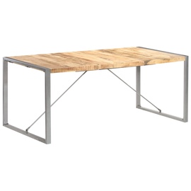 Pusdienu galds VLX Solid Mango Wood 321564, gaiši brūna, 1800 mm x 900 mm x 750 mm