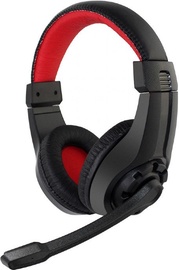 Žaidimų ausinės Gembird GHS-01 Black/Red