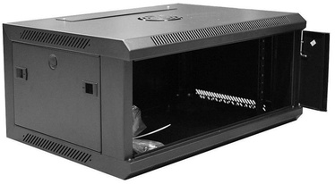 Digitus Wallmount Cabinet 19" 4U/450mm Black Unmounted