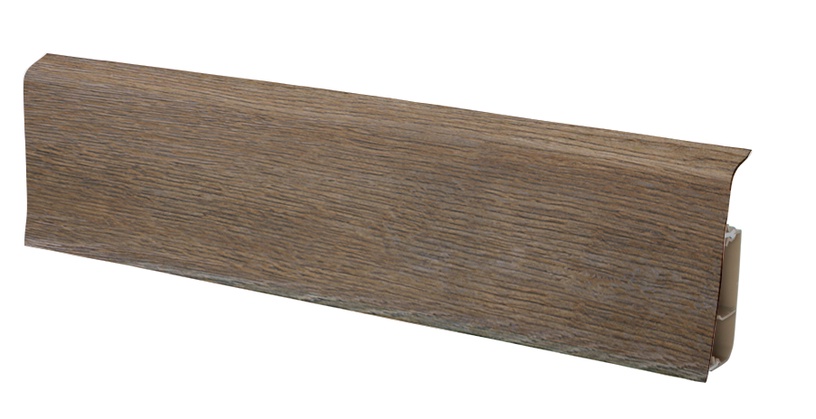 Плинтус Salag LIMA (wood) LY0004, 250 см x 7.2 см x 2.5 см, коричневый
