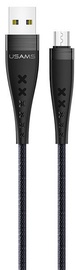 Usams U11 Nylon Braided USB To Micro USB Cable 1.2m Black