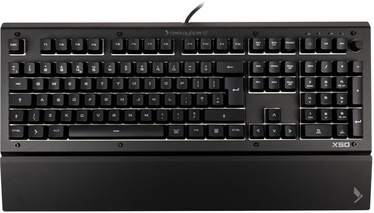 Klaviatūra Das Keyboard X50 Gamma Zulu EN, melna