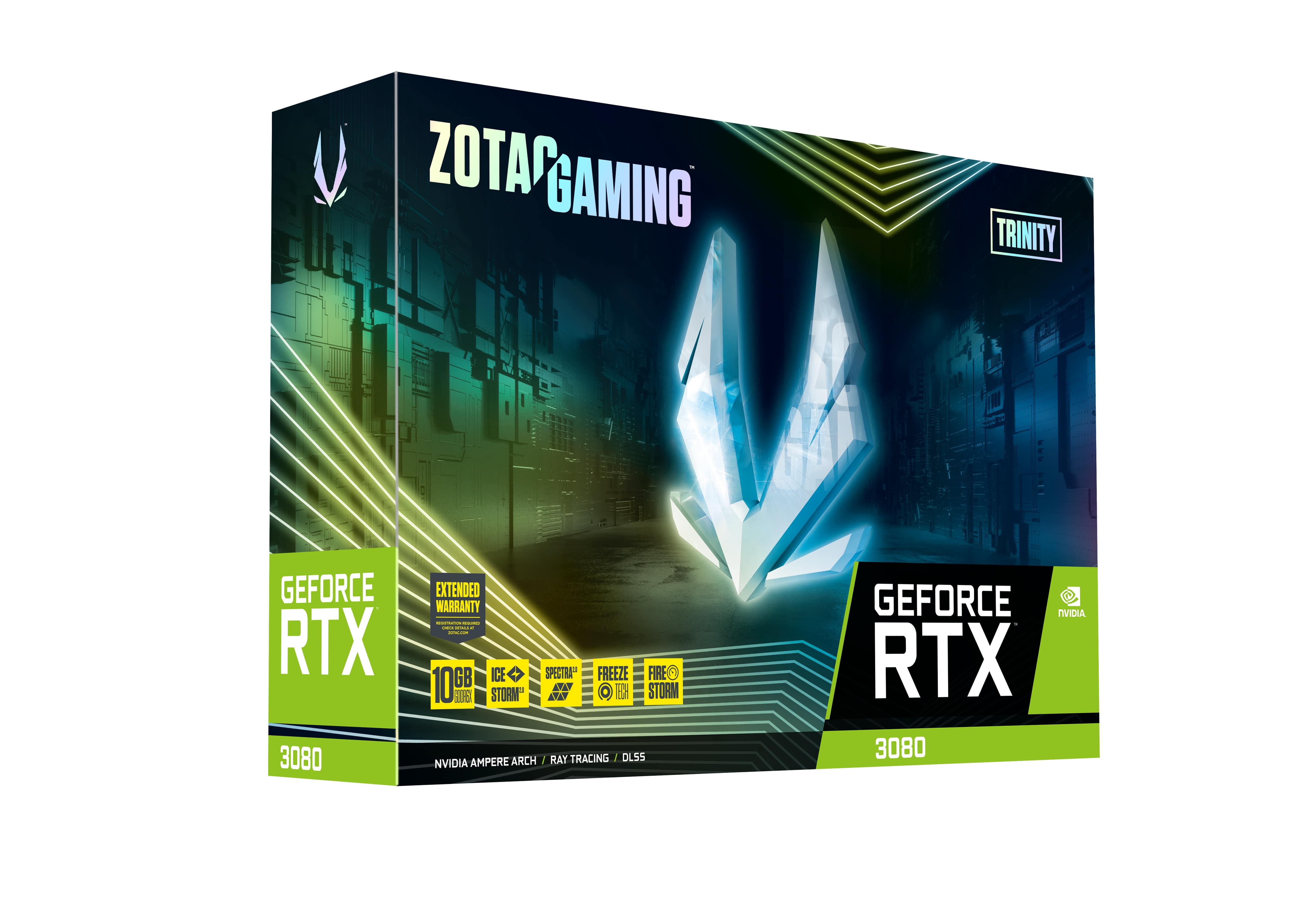 グラフィックボード・グラボ・ビデオカード ZOTAC GeForce RTX 3080 10GB Amazon.com: ZOTAC GeForce RTX™ 3080 Trinity OC LHR 10GB