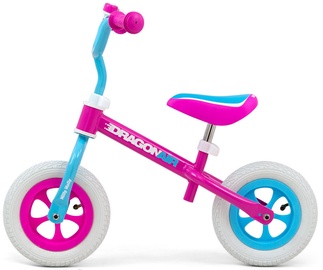 Балансирующий велосипед Milly Mally Dragon Air, розовый