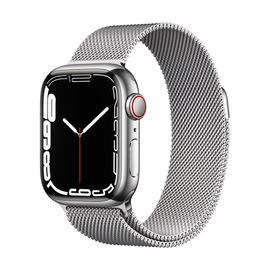 Nutikell Apple Watch Series 7 GPS + LTE 41mm Stainless Steel, hõbe