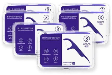 Soocas Dental Floss Sticks 6pcs
