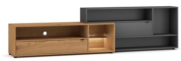 Svetainės baldų komplektas Vivaldi Meble Lets Rock Artisan Oak/Anthracite