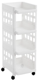 Songmics Kitchen Storage Rack White