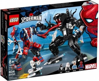Konstruktors LEGO Super Heroes Zirnekļrobots pret Venom 76115, 604 gab.