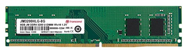 Operatyvioji atmintis (RAM) Transcend JM3200HLG-8G, DDR4, 8 GB, 3200 MHz