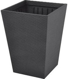 Вазон Keter Rattan Planter S 23.6l Grey