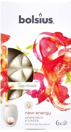 Svece Bolsius True Moods New Energy, 6 gab.
