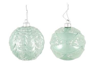 Ziemassvētku eglītes rotaļlieta Light Turquoise, 80 mm, 1 gab.