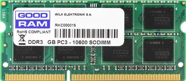 Goodram 4GB 1066MHz CL7 DDR3 SODIMM GR1066S364L7/4G