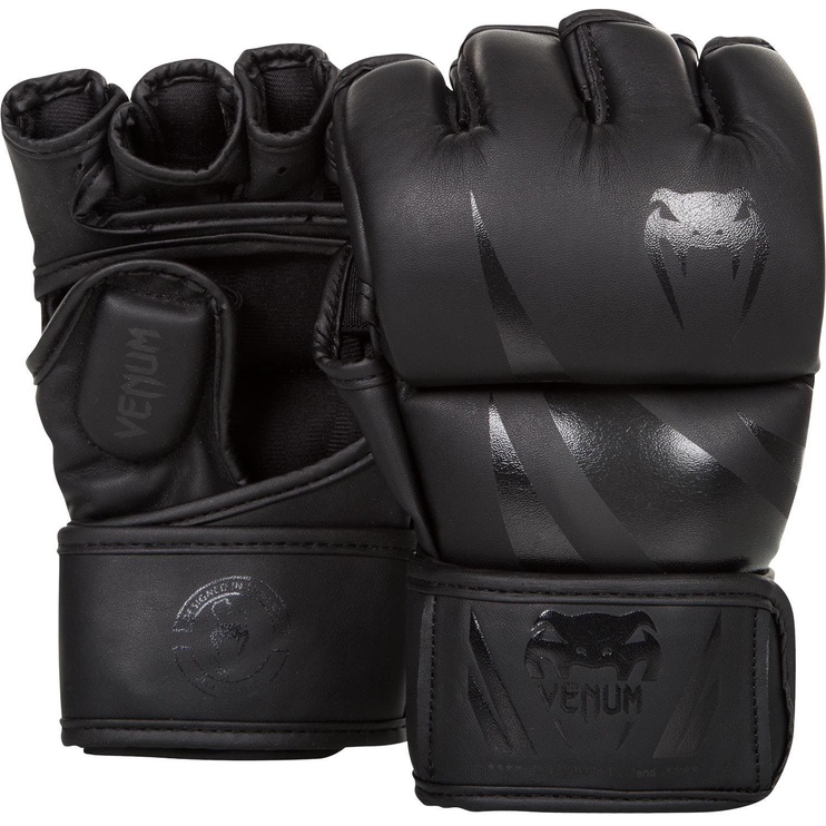 Боксерские перчатки Venum MMA, черный, XL