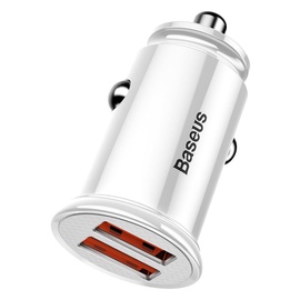 Auto charger 2xUSB QC3.0 SCP AFC, 30W