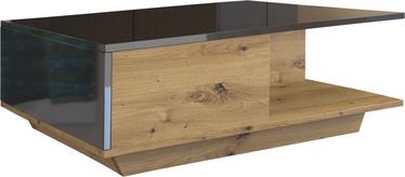 Kohvilaud Top E Shop Denver Artisan Oak/Black Gloss, 900x600x420 mm
